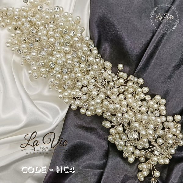 Bridal Hair piece code- HC4