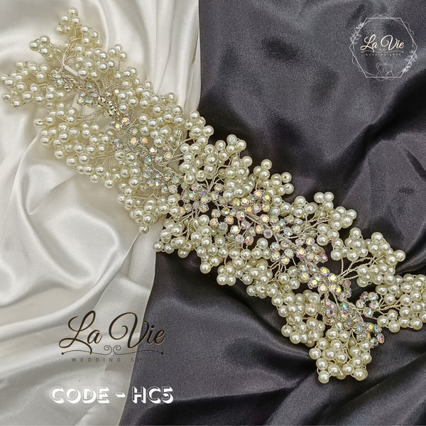 Bridal Hair piece code- HC5