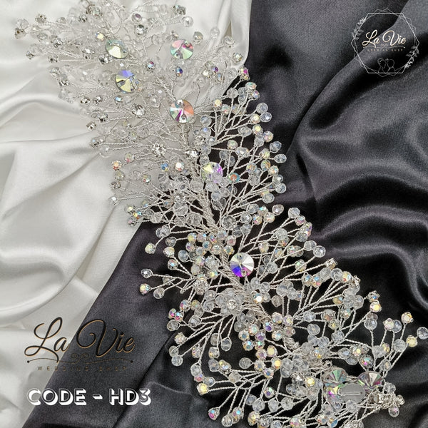 Bridal Hair piece code- HD3