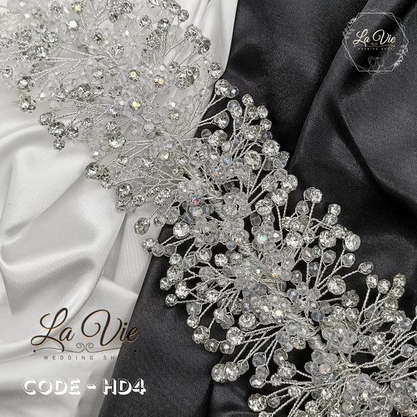 Bridal Hair piece code- HD4