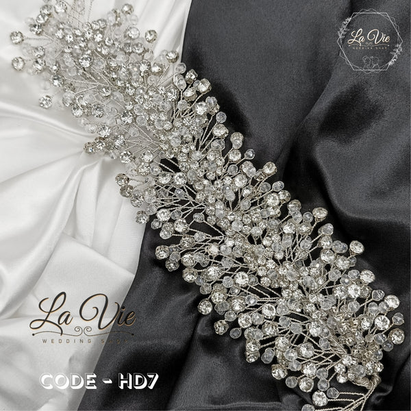 Bridal Hair piece code- HD7