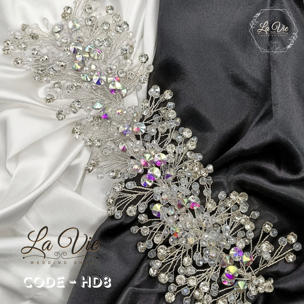 Bridal Hair piece code- HD8