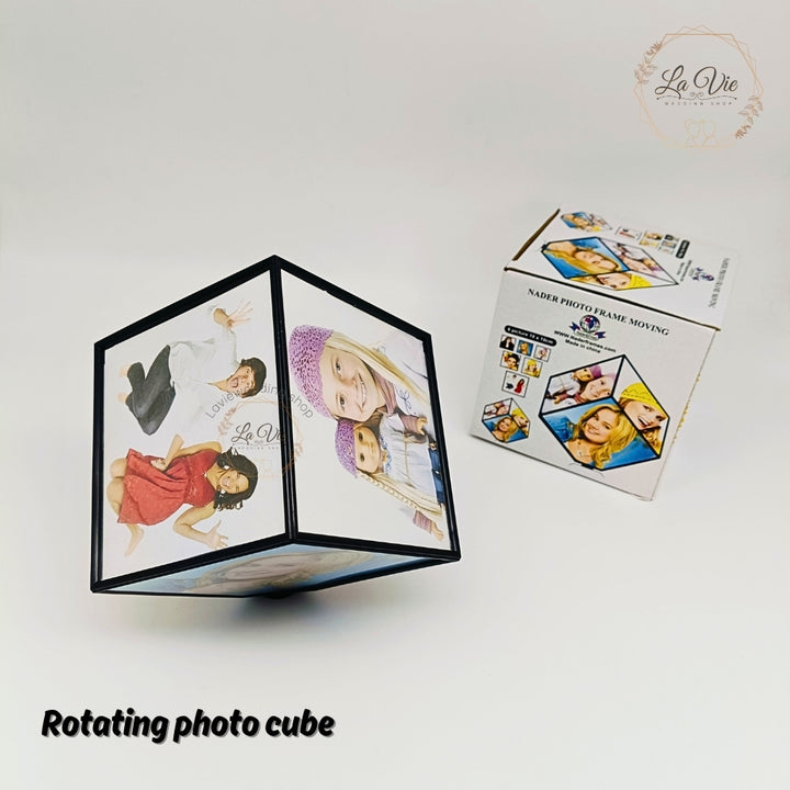 Roating Cube Rotating photo cube – La Vie