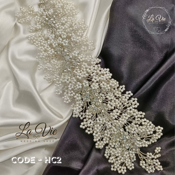 Bridal Hair piece code- HC2