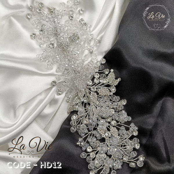 Bridal Hair piece code- HD12