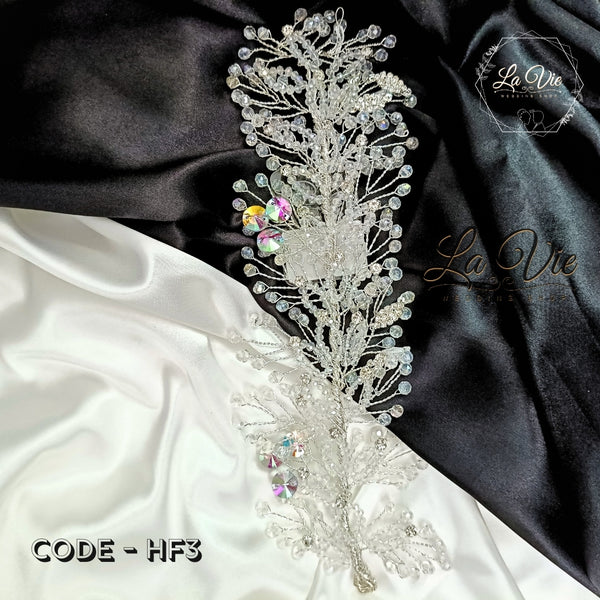 Bridal Hair piece code- HF3