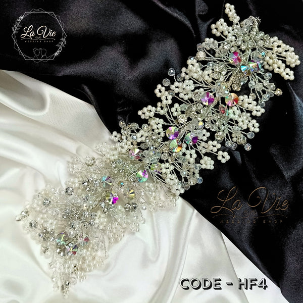 Bridal Hair piece code- HF4
