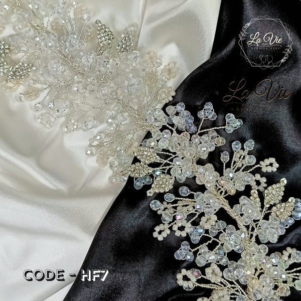Bridal Hair piece code- HF7